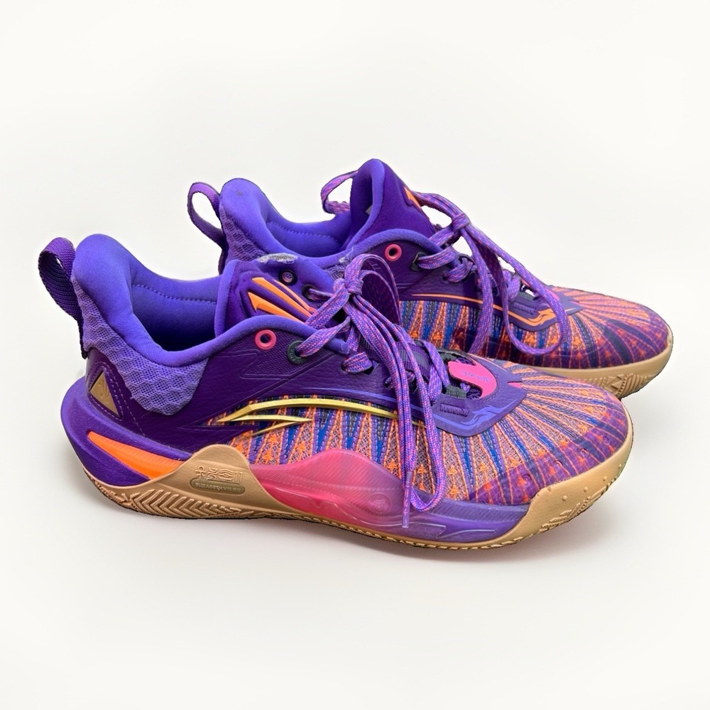 Anta Kai 1 Speed Twin Flame Mens 8 Purple Basketball Shoes 8124D1120-3
